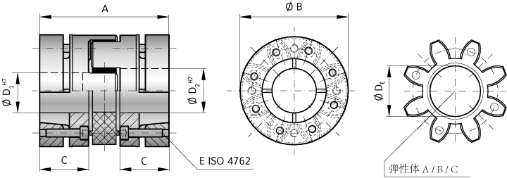 彈性聯(lián)軸器 彈性聯(lián)軸器